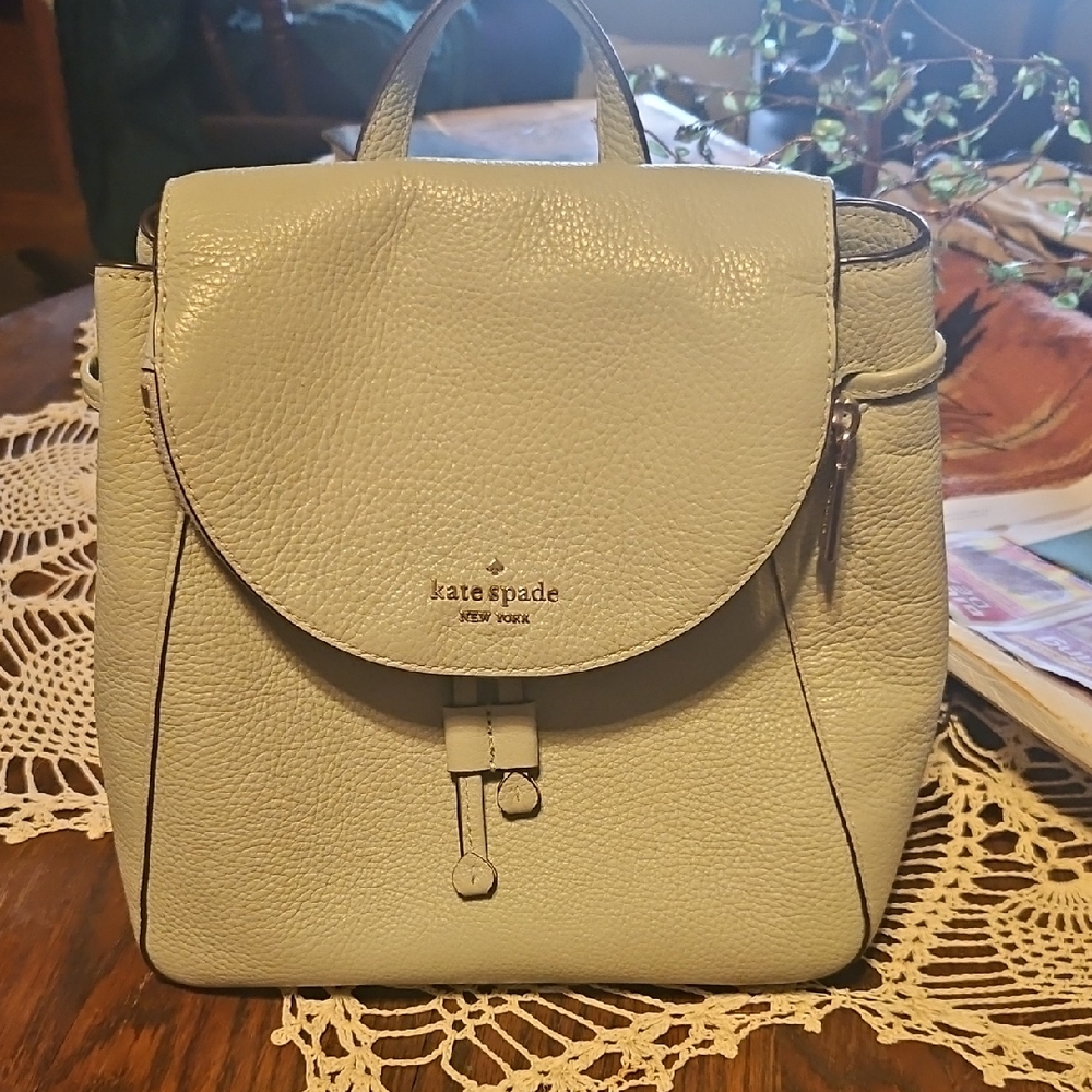 kate spade Mint Leather Backpack